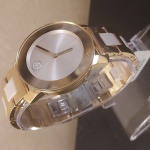 USED WOMEN'S MOVADO BOLD TWO TONE WATCH/TODAY ONLY!!!